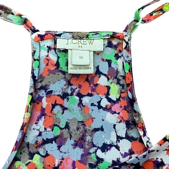 j.crew Camisole Racerback Tank Top Multicolored Size 10 - Picture 5 of 8
